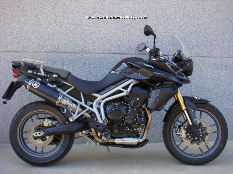 ECHAPPEMENT MOTO TRIUMPH 800 TIGER 2011 IXIL OVALE XTREM BLACK OT4048VXS